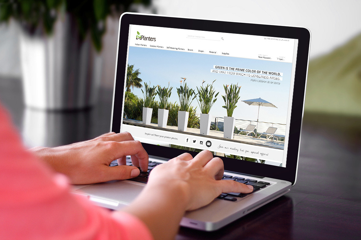ePlanters.com homepage