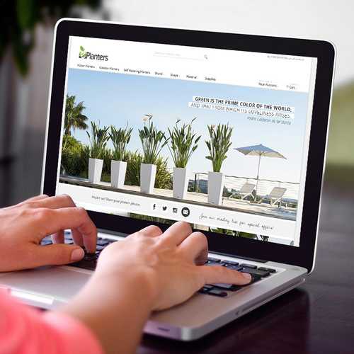 ePlanters Homepage Design