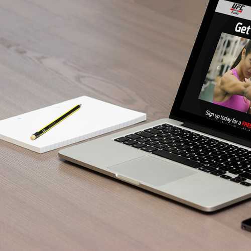 UFC Gym Landing Page